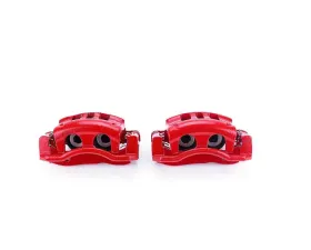 Power Stop Red Calipers w/Brackets - Pair Front Ford Crown Victoria 2003-2011