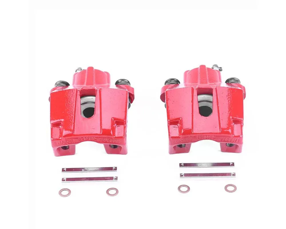 Power Stop Red Calipers w/o Brackets - Pair Rear Ford Crown Victoria 2003-2011 - S4850