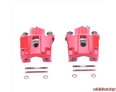 Power Stop Red Calipers w/o Brackets - Pair Rear Ford Crown Victoria 2003-2011 - S4850