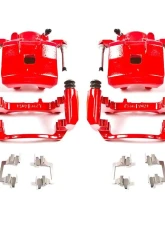 Power Stop Red Calipers w/Brackets - Pair Front Chevrolet Cobalt 2005-2008                                     - S4906 - Image 2