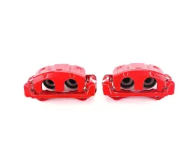 Power Stop Red Calipers w/Brackets - Pair Front Ford Five Hundred 2005-2007