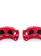 Power Stop Red Calipers w/Brackets - Pair Front Chevrolet Equinox 2005-2006                                     - S4950 - Image 2