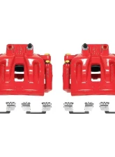 Power Stop Red Calipers w/Brackets - Pair Front Chrysler 300 2012-2017                                     - S4968A - Image 2