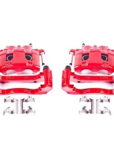Power Stop Red Calipers w/Brackets - Pair Front Buick Lucerne 2006-2011                                     - S4988 - Image 2