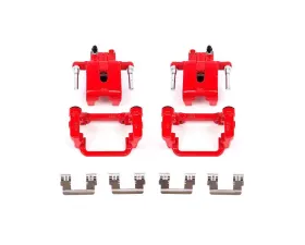 Power Stop Red Calipers w/Brackets - Pair Rear Chrysler 300 2005-2019