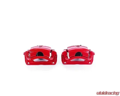 Power Stop Red Calipers w/Brackets - Pair Front Ford Fusion 2006-2012 - S5000