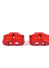 Power Stop Red Calipers w/Brackets - Pair Front Chevrolet Corvette 2005-2013                                     - S5006A - Image 2