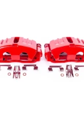 Power Stop Red Calipers w/Brackets - Pair Front Chevrolet Corvette 2005-2013                                     - S5006C - Image 2