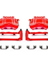 Power Stop Red Calipers w/Brackets - Pair Front Chrysler 300 2012                                     - S5016A - Image 2