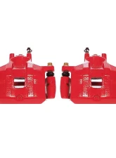 Power Stop Red Calipers w/Brackets - Pair Front Mitsubishi Lancer 2008-2017                                     - S5032C - Image 2