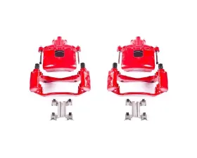 Power Stop Red Calipers w/Brackets - Pair Front Buick Allure 2005-2009