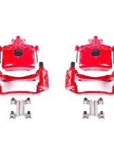 Power Stop Red Calipers w/Brackets - Pair Front Buick Allure 2005-2009                                     - S5034 - Image 2