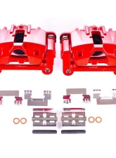 Power Stop Red Calipers w/Brackets - Pair Rear Cadillac XLR 2006-2009                                     - S5036 - Image 2
