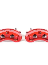 Power Stop Red Calipers w/Brackets - Pair Front Ford E-150 2008-2014                                     - S5072 - Image 2