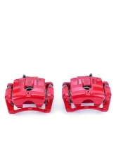 Power Stop Red Calipers w/Brackets - Pair Rear Cadillac CTS 2008-2009                                     - S5094A - Image 2