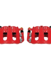 Power Stop Red Calipers w/Brackets - Pair Front Ford Explorer 2011-2017                                     - S5214 - Image 2