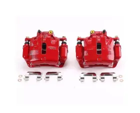 Power Stop Red Calipers w/Brackets - Pair Front Buick LaCrosse 2012-2016
