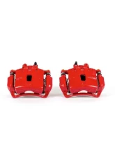 Power Stop Red Calipers w/Brackets - Pair Front Buick Regal 2016                                     - S5274 - Image 2