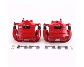 Power Stop Red Calipers w/Brackets - Pair Front Buick Encore 2013-2017