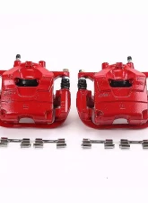 Power Stop Red Calipers w/Brackets - Pair Front Buick Encore 2013-2017                                     - S5328 - Image 2