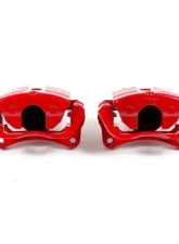 Power Stop Red Calipers w/Brackets - Pair Front Chrysler 200 2015-2017                                     - S5422 - Image 2