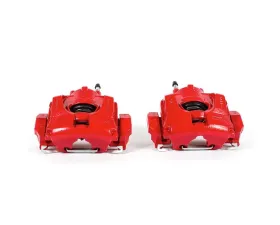 Power Stop Red Calipers w/Brackets - Pair Front Ford Fusion 2013-2017
