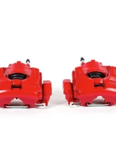 Power Stop Red Calipers w/Brackets - Pair Front Ford Fusion 2013-2017                                     - S5474 - Image 2
