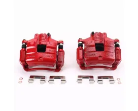 Power Stop Red Calipers w/Brackets - Pair Front Buick LaCrosse 2017