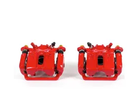 Power Stop Red Calipers w/Brackets - Pair Rear Acura TL 2009-2014