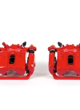 Power Stop Red Calipers w/Brackets - Pair Rear Acura TL 2009-2014                                     - S6026 - Image 2