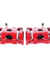 Power Stop Red Calipers w/Brackets - Pair Rear Nissan Maxima 2009-2014                                     - S6240 - Image 2