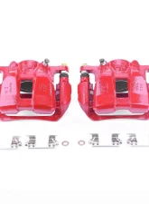 Power Stop Red Calipers w/Brackets - Pair Front Honda Accord 2013-2018                                     - S7106 - Image 2