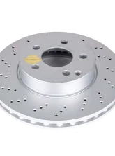 Power Stop Evolution High Carbon Geomet Coated Rotor Front Mercedes-Benz C250 2015                                     - EBR1626EVC - Image 2