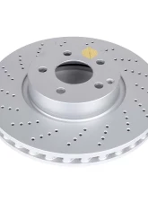 Power Stop Evolution High Carbon Geomet Coated Rotor Front Mercedes-Benz C300 2014                                     - EBR1627EVC - Image 2