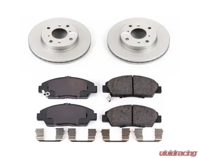 Power Stop Z17 Evolution Geomet Coated Brake Kit Front Honda Prelude 1992-1996 - CRK1033