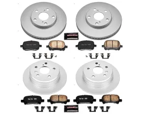 Power Stop Z17 Evolution Geomet Coated Brake Kit Front & Rear Toyota Camry 2000-2001
