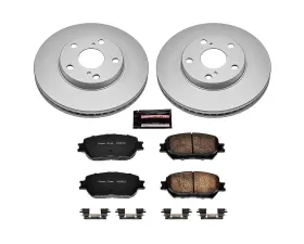 Power Stop Z17 Evolution Geomet Coated Brake Kit Front Toyota Camry 2002-2006