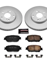 Power Stop Z17 Evolution Geomet Coated Brake Kit Front Toyota Camry 2002-2006                                     - CRK1064 - Image 2