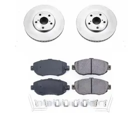 Power Stop Z17 Evolution Geomet Coated Brake Kit Front Lexus GS300 1993-2005