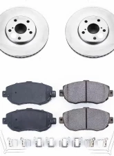 Power Stop Z17 Evolution Geomet Coated Brake Kit Front Lexus GS300 1993-2005                                     - CRK1077 - Image 2