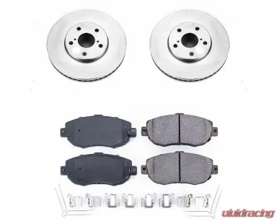 Power Stop Z17 Evolution Geomet Coated Brake Kit Front Lexus GS300 1993-2005 - CRK1077