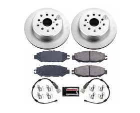 Power Stop Z17 Evolution Geomet Coated Brake Kit Rear Lexus LS400 1993-1994