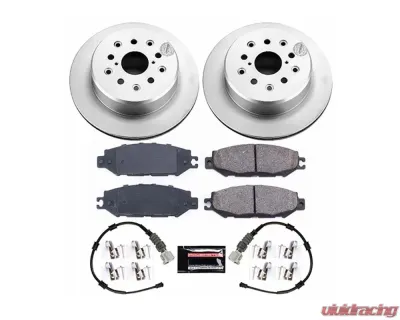 Power Stop Z17 Evolution Geomet Coated Brake Kit Rear Lexus LS400 1993-1994 - CRK1081