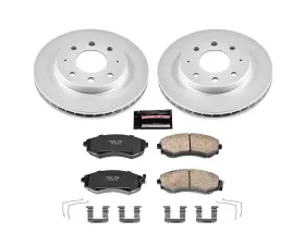 Power Stop Z17 Evolution Geomet Coated Brake Kit Front Hyundai Elantra 1998-2001