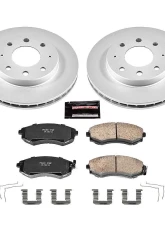 Power Stop Z17 Evolution Geomet Coated Brake Kit Front Hyundai Elantra 1998-2001                                     - CRK1087 - Image 2