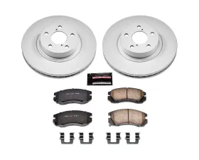 Power Stop Z17 Evolution Geomet Coated Brake Kit Front Subaru Legacy 1996