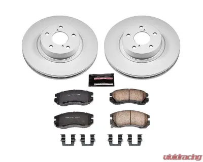 Power Stop Z17 Evolution Geomet Coated Brake Kit Front Subaru Legacy 1996 - CRK1118
