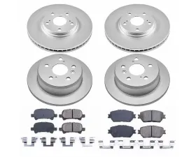 Power Stop Z17 Evolution Geomet Coated Brake Kit Front & Rear Toyota Camry 2002-2004