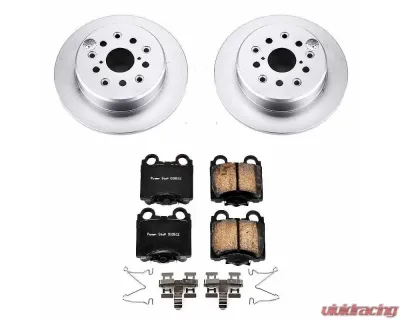 Power Stop Z17 Evolution Geomet Coated Brake Kit Rear Lexus GS300 1998-2005 - CRK1149