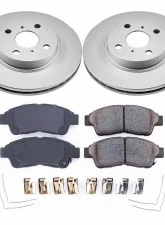 Power Stop Z17 Evolution Geomet Coated Brake Kit Front Geo Prizm 1993-1997                                     - CRK1151 - Image 2